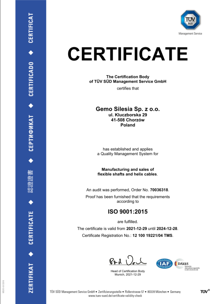 ISO 9001 PL-Chorzow 