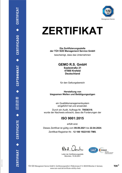 ISO 9001 D-Krefeld 